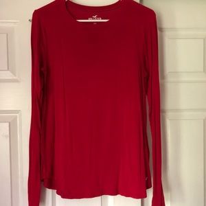 Red Long Sleeve Tee